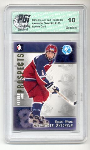 ALEXANDER OVECHKIN Heroes Prospects Rookie #116 PGI 10  