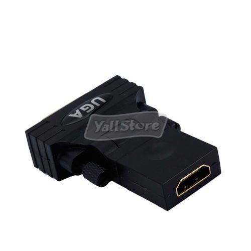 USB to DVI I Female VGA HDMI Graphic Card Adapter Converter Stereo 