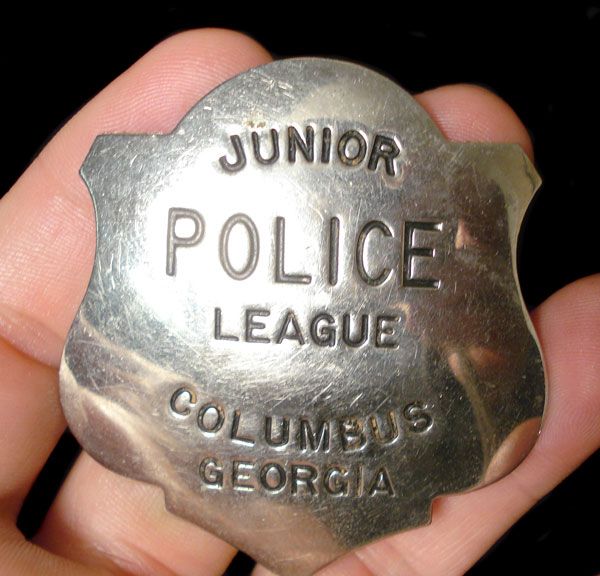 JUNIOR POLICE LEAGUE BADGE ~ COLUMBUS GEORGIA ~ GA  