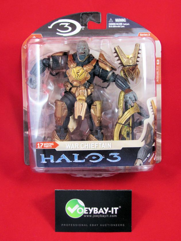   Halo 3 War Chieftain   Campaign Series 3 NIB RARE 787926182637  