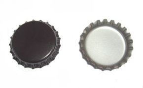 50 Black Bottle Caps New Unused Bottlecaps Cap Blank  