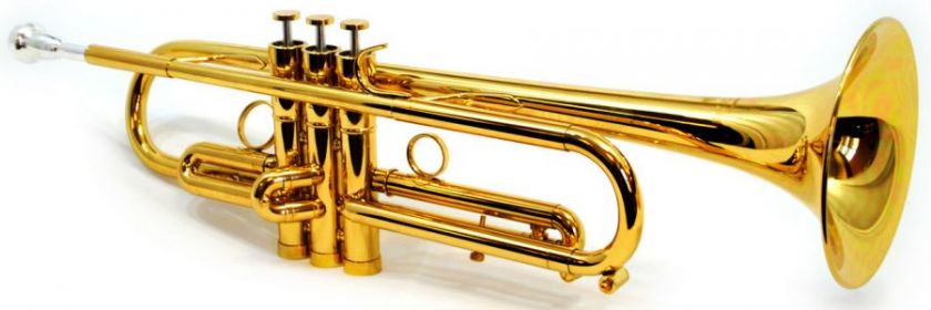 Schiller Centertone Trumpet Bb   Gold Lacquer  