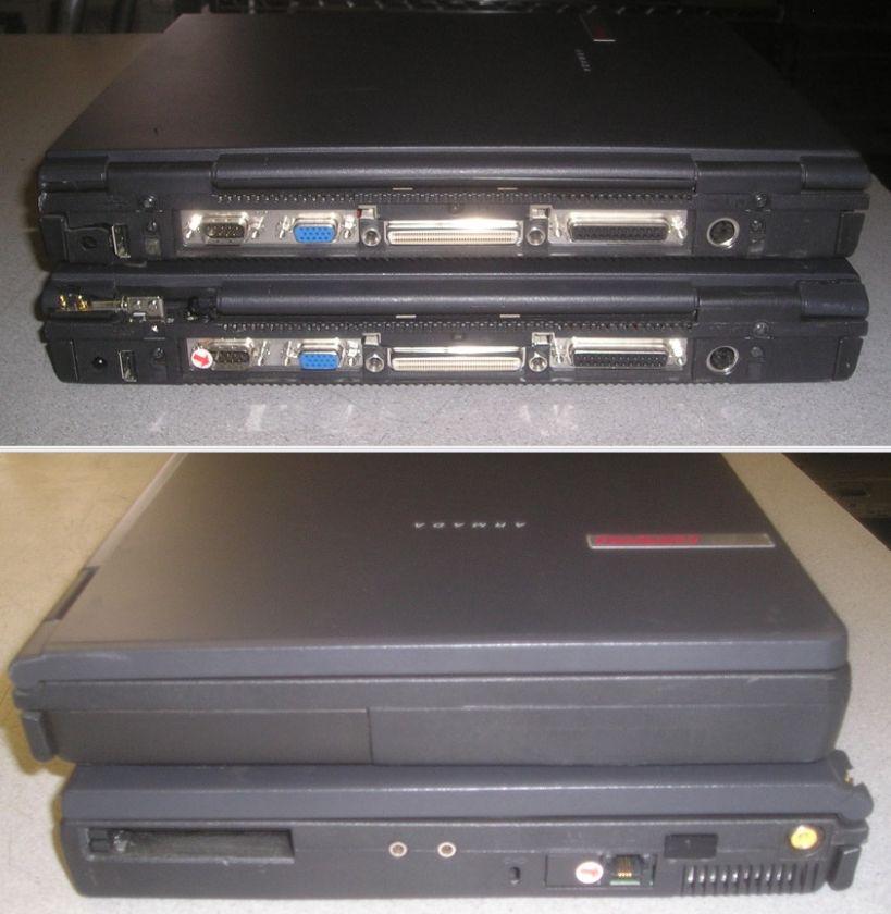 QTY2 Compaq Armada E500 PIII 600MHz Laptops Part/Repair  