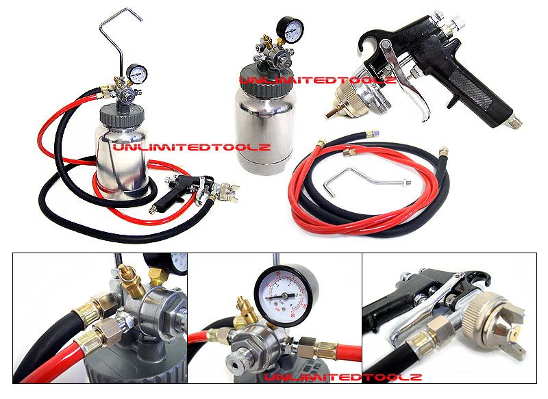 QUART PAINT TANK / HOSE / SPRAY GUN KIT