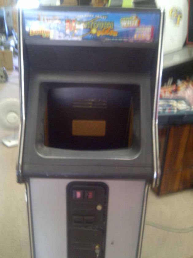 Empty Megatouch Upright Video Arcade Game Cabinet, Atlanta  