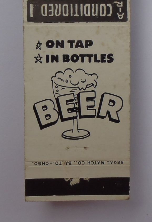 1950s Matchbook Pitchfords Cafe Darts Bloomsburg PA MB  