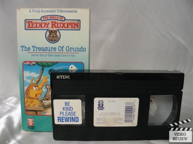 Teddy Ruxpin   The Treasure of Grundo VHS  