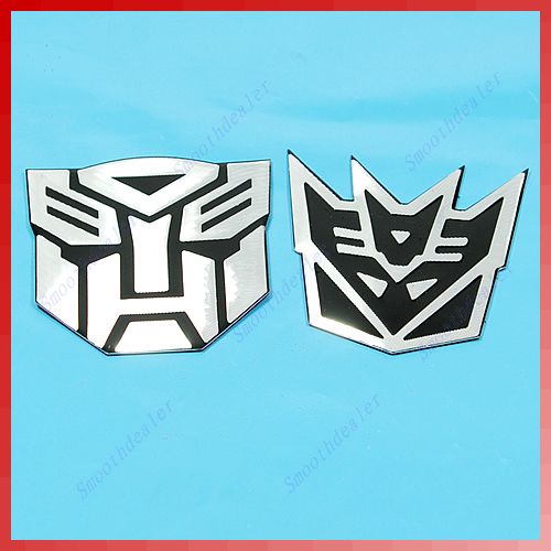   Decal Car Bike Sticker Transformers Decepticon Autobot Emblem Badge BK