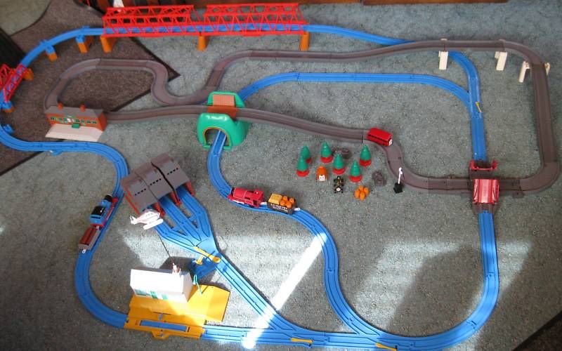 Thomas Trackmaster Tomy GIANT SET 84x53 RARE EUC COMP  