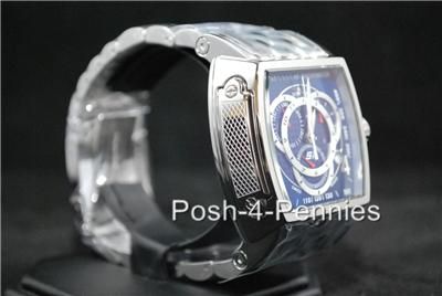 INVICTA MENS S1 TOURING SWISS QUARTZ CHRONOGRAPH SILVER BLUE BRACELET 