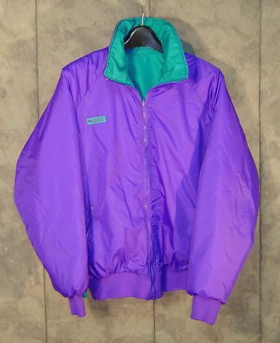 Womens Columbia Reversable Jacket Large T347  