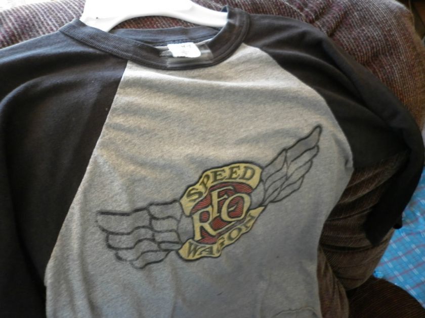 REO Speedwagon Concert Tour Shirt autographed Rare Vintage  