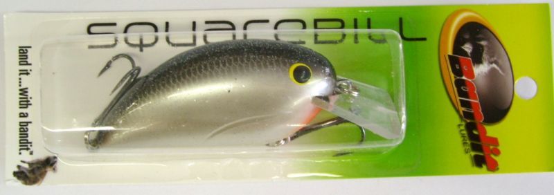 Bandit Squarebill Square Bill Silver Minnow Sparkle 043069970761 