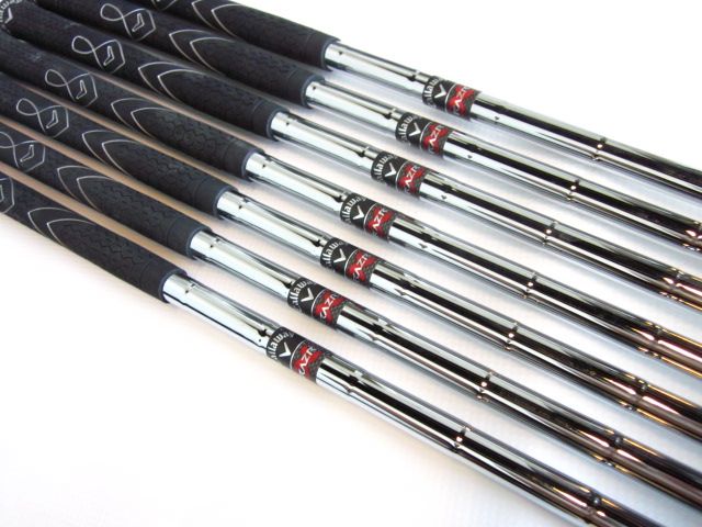 New Pullout Callaway RAZR X Uniflex 5 PW + 1 Wedge Iron Shafts with 