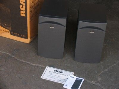 RCA 100 Watt Bookshelf Speakers CINEMA SOUND SP3300BS2  