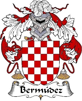 Family Crest 6 Decal  Spanish  Bermúdez  