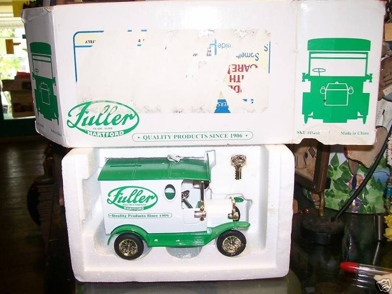 FULLER BRUSH COMPANY TRUCK BANK DIE CAST METAL  