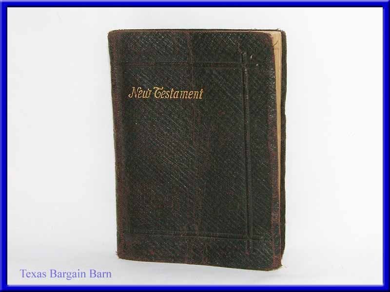 BIBLE   Miniature New Testament/NT  Vintage Book 1910 ? Christian 