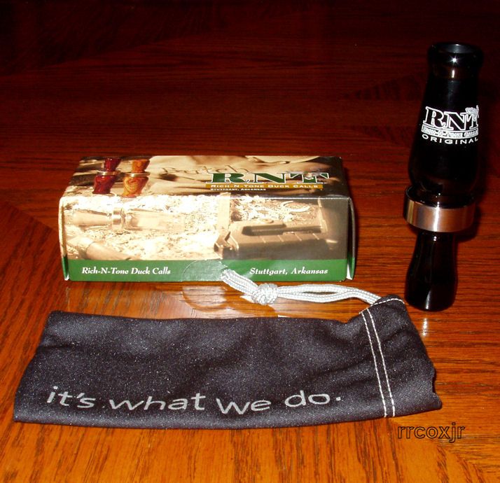 RNT RICH N TONE ORIGINAL ACRYLIC DUCK CALL BLACK NEW 811483006003 