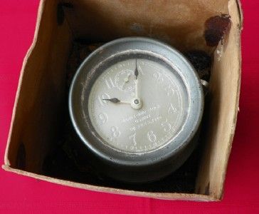   Boat Ship Clock US Navy 3023 Box From Salvage Yard Repairs  