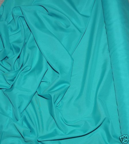 PONGEE LINING FABRIC TURQUOISE MARINE 45 BY THE YARD  