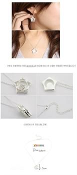 Korea boys Over Flowers Kissing star moon Necklace x60 great gift 