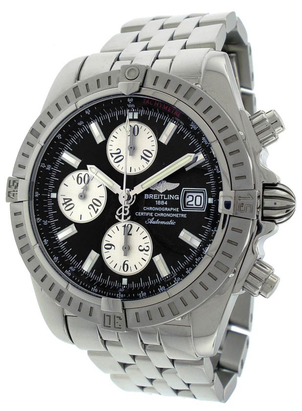 Breitling Chronomat Evolution Black Dial Stainless Steel A1335611.B719 