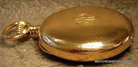 1923´s VINTAGE PATEK PHILIPPE GONDOLO POCKET WATCH 18K SOLID RED GOLD 