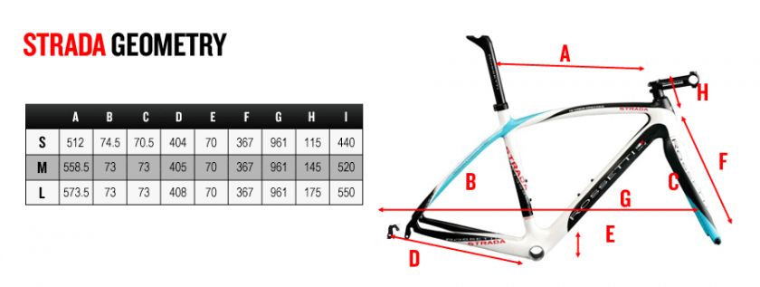 Rossetti Strada 54cms 2012. Full Carbon Frame  