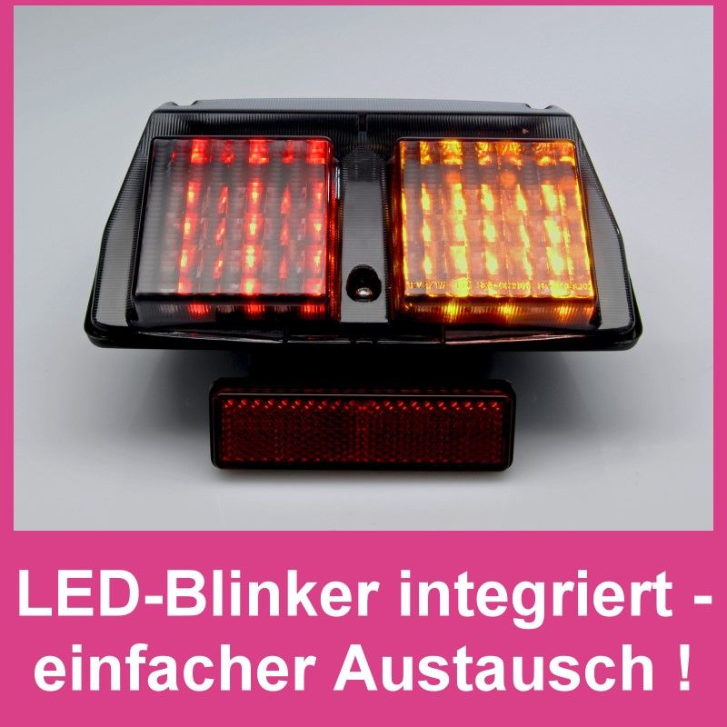 LED RÜCKLICHT/ BLINKER SCHWARZ CAGIVA MITO 50 125  