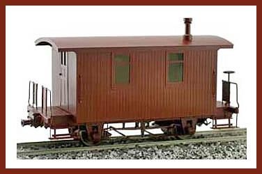 ACCUCRAFT/AMS AC83 160 TWO AXLE CABOOSE 120.3  