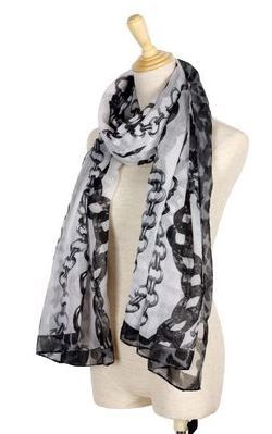 Fashion Chain pattern Cotton Blends Shawl Scarf Wrap Stole Size 71*31 