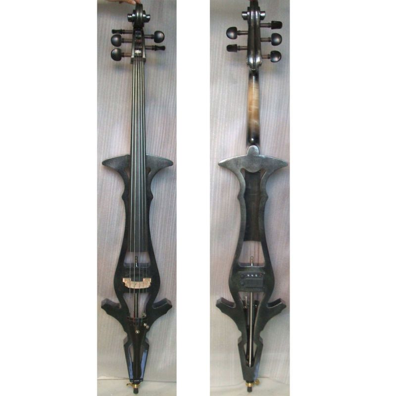 five 4/4 electric cello hand cared fine tone shape  