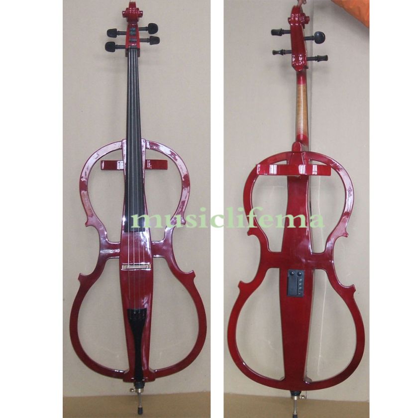 electric cello hand cared fine tone shape varnish  