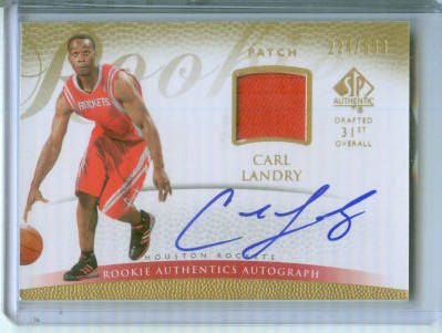 Carl Landry 07/08 SPA Patch Autograph RC #224/599  