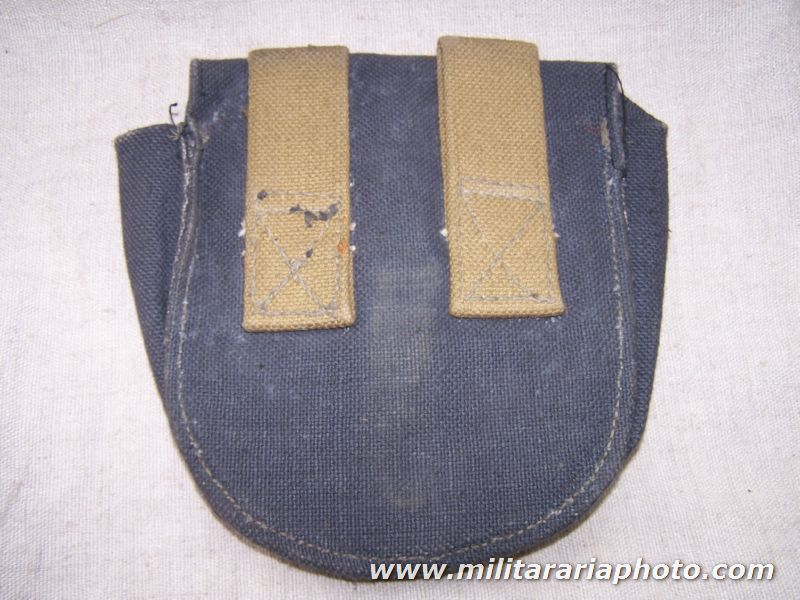 WW2 Soviet Red Army PPSch 41 grey canvas ammo pouch.  