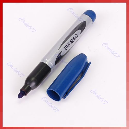 CD DVD Disc Blank Media Permanent Marker Pen Blue New  