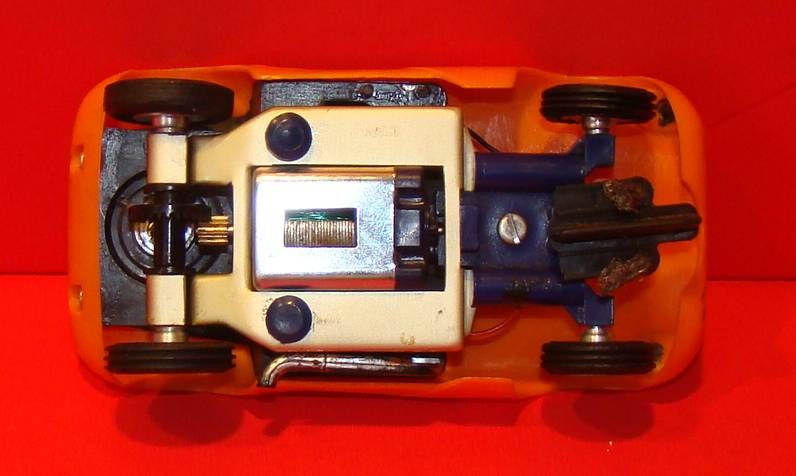   Slot Cars 1960s 1/32 Scale Strombecker Orange Cheetah Slot Car  