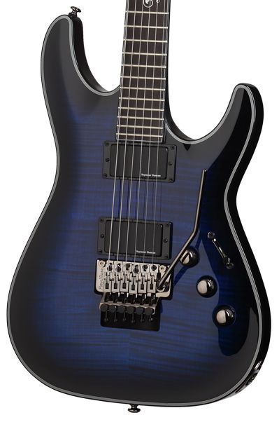 Schecter Blackjack SLS C 1 FR Active See Thru Blue Burst STBB C1 