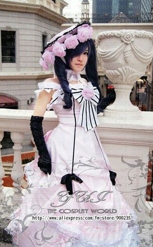 Black Butler Kuroshitsuji Ciel Female Version Cosplay  