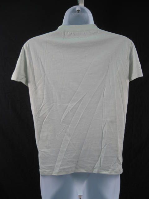 SIMIN T Mint S/S V Cut Tee Shirt Top SZ M  