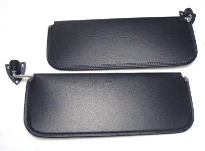 1940   1947 Ford Pickup Truck Black Sunvisor Kit Pair  