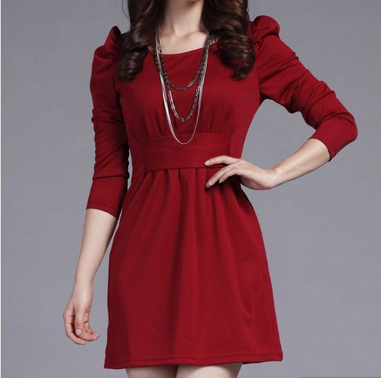 2011 WOMENS KOREA CASUAL CAREER DRESS WINTER DRESSES  