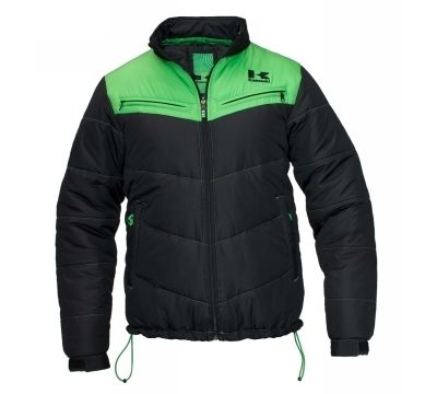 KAWASAKI RACING CROSSWIND MENS JACKET BLACK GREEN LG XL  