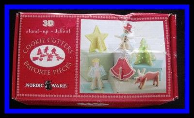 Nordic Ware **3D Cookie Cutter Set** Really Cute  