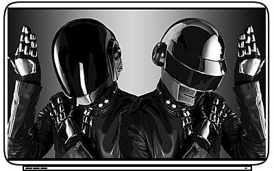 Music Daft Punk Laptop Netbook Skin Decal Cover Sticker  