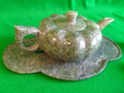 Japanese Jade Sake Teapot Set  