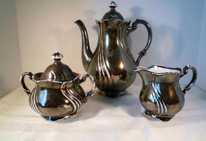 DEKOR RW BAVARIA FEINSILBER 5 PIECE COFFEE/TEA SERVICE  