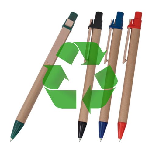 Lot 60 Eco Friendly Recycled Paper Pens  