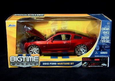 2010 Ford Mustang GT Jada BIGTIME MUSCLE Red 124 Scale  